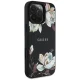 Guess Grained Printed Flower Pattern MagSafe Phone Case Cover iPhone 16 Pro Max black