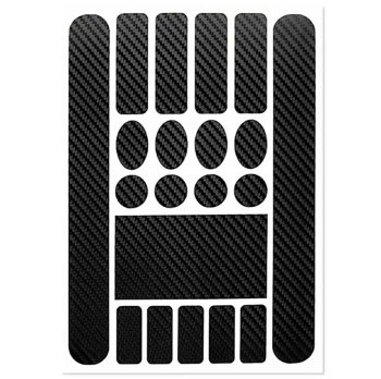 Набор защитных наклеек для рамы велосипеда RW39, 20 шт., черный