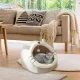 Pet Bed House for Cats and Dogs Size L, Grey