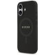 Guess Saffiano Classic Logo MagSafe Phone Case Cover iPhone 17 - black