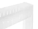 Ruhhy Mobile Storage Cart on Wheels, White