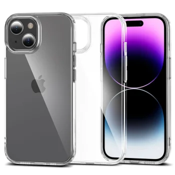 Tech-Protect iPhone 15 Case FlexAir Hybrid, Clear