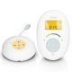Alecto DBX120 DECT Baby Monitor with Display White/Blue