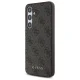 Guess Samsung Galaxy S24 FE Case 4G Metal Gold Logo, Brown