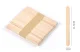 Natural Wooden Craft Sticks 50 pcs