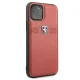 Ferrari Off Track Leather Case for iPhone 11 Pro, Red