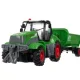 Kruzzel 24850 Remote Control Tractor with Trailer, Green