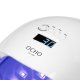 Ocho Nails X13 UV/LED Nail Lamp 65W with Mirrored Bottom, White