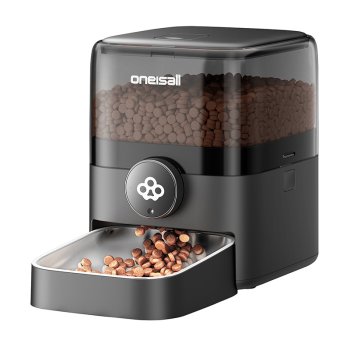 Smart Pet Food Dispenser Oneisall F1-M 3L WiFi Black