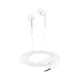 Acefast L14 Wired Semi-In-Ear Headphones with 3.5 mm Jack and Mic, White