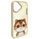 Nimmy Big Eyed Pet 2.0 Cat vāciņš Apple iPhone 16, Zaļš