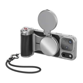 TELESIN Master Grip Mount for iPhone 17 Pro Max with Light and UV Filter