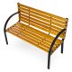 Wooden Garden Bench with Backrest 122x57 cm MultiGarden