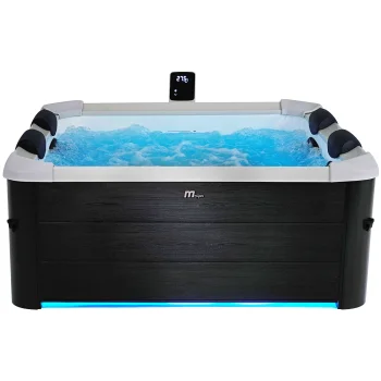 Mspa Oslo 6-Person Hot Tub, Wood Imitation