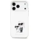 Karl Lagerfeld IML Aquarelle Karl & Choupette & Logo MagSafe Phone Case Cover iPhone 17 Pro Max - White