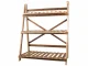 Wooden 3-Tier Plant Stand Display Shelf 27400, Brown