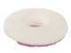 Rubber Squeaky Toy for Dogs and Cats, Donut Shape, Pink