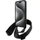 BMW M Edition Carbon Stripe & Strap Case for iPhone 15 Pro, Black