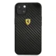 Ferrari iPhone 13 mini Case On Track Real Carbon, Black