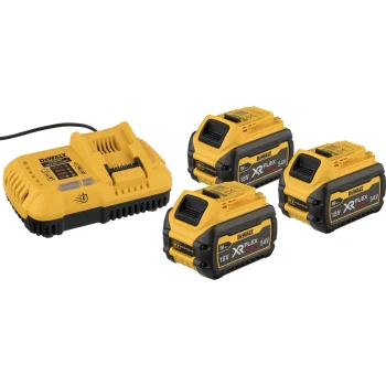 DeWalt DCB118X3-QW 3x 54V/18V Battery Starter Set with Quick Charger