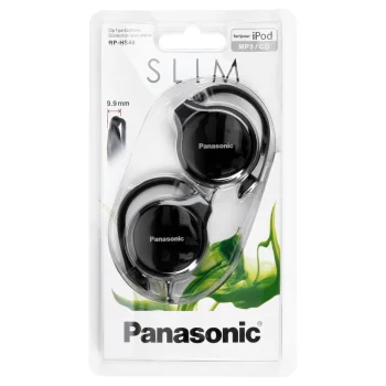 Panasonic RP-HS46 Clip-On Earphones, Black