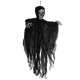 Ruhhy 26125 Hanging Skeleton Halloween Decoration, 70 cm, Black