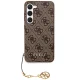 Guess Samsung Galaxy A35 Case 4G Charms Collection, Brown