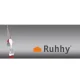Ruhhy Christmas Gnome, Sitting, 50 cm, Grey/Red