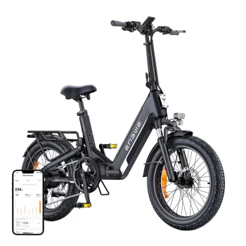 ENGWE L20 3.0 Boost 250W 20" Folding Electric Bike, Black