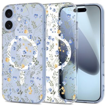 Tech-Protect FlexAir MagSafe Phone Case Cover iPhone 17 - Daisies with Leaves