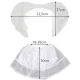 Kruzzel Angel Costume with Wings and Skirt, White