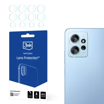 Camera Hybrid Glass 3mk Lens Protection for Xiaomi Redmi 12, 4 Pack