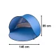Large Automatic Pop-Up Beach Tent 146x146 cm Blue