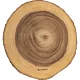 Zassenhaus 59083 Round Serving Plate, Acacia Wood, 45 cm