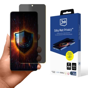 3mk Silky Matt Privacy Screen Protector Film for Xiaomi Poco X7 Pro