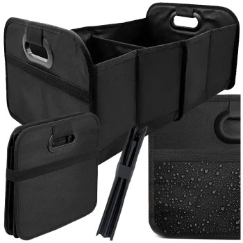 Large Foldable Car Trunk Organizer, Heavy-Duty Storage Box