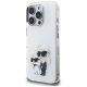 Karl Lagerfeld IML Aquarelle Karl & Choupette & Logo Phone Case Cover iPhone 16 Pro Max - White