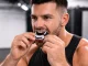 Boxing Mouthguard for MMA and Sports with Case, Black-Transparent