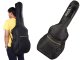 Classical Acoustic Guitar Case with Pockets and Adjustable Straps, Black