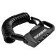 Rockbros 32120010003 RBK6N Combination Bike & Helmet Lock, 120 cm, Black