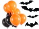 Halloween Balloon Set, Black and Orange, 20 pcs
