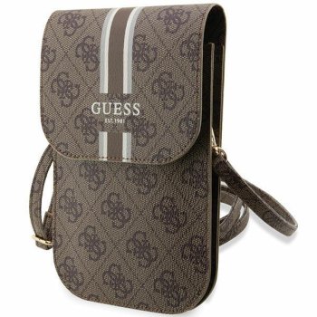 Guess Laptop Backpack Bag Handbag, Brown Stripes