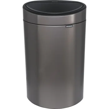 Recycling Waste Bin Brabantia Touch Bin New Recycle, 23+10 L, Platinum