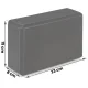 Neo-Sport NS-962 Yoga Block, EVA Foam, Black