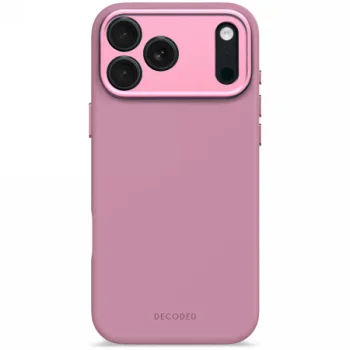 Decoded AntiMicrobial Silicone Backcover MagSafe Phone Case Cover iPhone 17 Pro Max - Pink