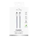 Puro Fabrik 60W USB-C to USB-C Cable 1.5m Blue