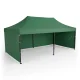 Plonos Garden Pavilion with 3 Walls 3x6m Green