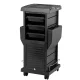 Gabbiano 100C Hairdressing Trolley Black