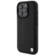 BMW Leather Hot Stamp MagSafe iPhone 16 Pro Max Case - Black