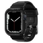 Spigen Apple Watch 4/5/6/7/8/SE (44/45mm) Case with Strap Rugged Armor Pro, Black